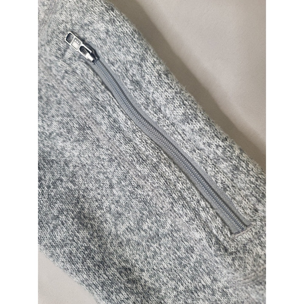 Patagonia Better Sweater 1/4 Zip Womens Large Gray Fleece Pullover Worn Wear - Picture 3 of 12